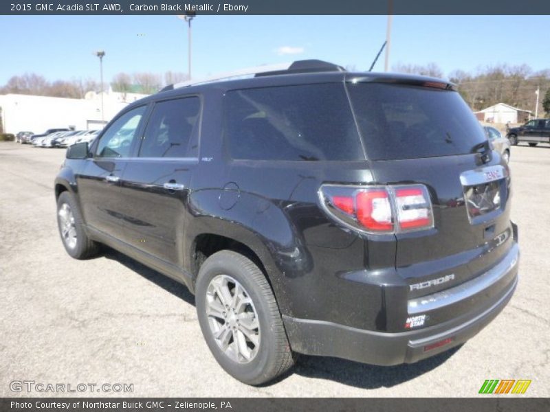 Carbon Black Metallic / Ebony 2015 GMC Acadia SLT AWD