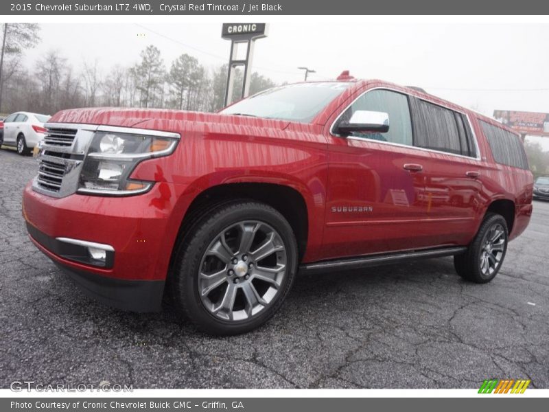 Crystal Red Tintcoat / Jet Black 2015 Chevrolet Suburban LTZ 4WD