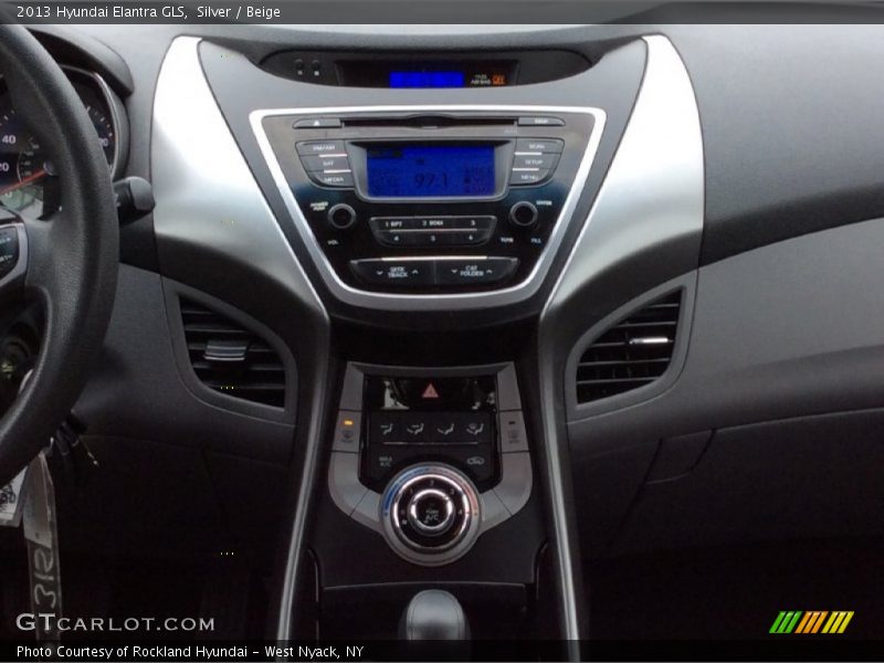Silver / Beige 2013 Hyundai Elantra GLS