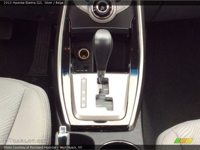 Silver / Beige 2013 Hyundai Elantra GLS