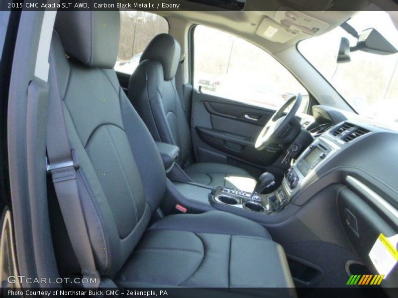 Carbon Black Metallic / Ebony 2015 GMC Acadia SLT AWD