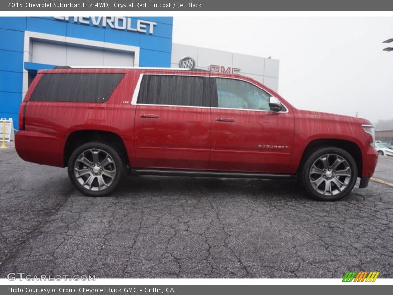 Crystal Red Tintcoat / Jet Black 2015 Chevrolet Suburban LTZ 4WD
