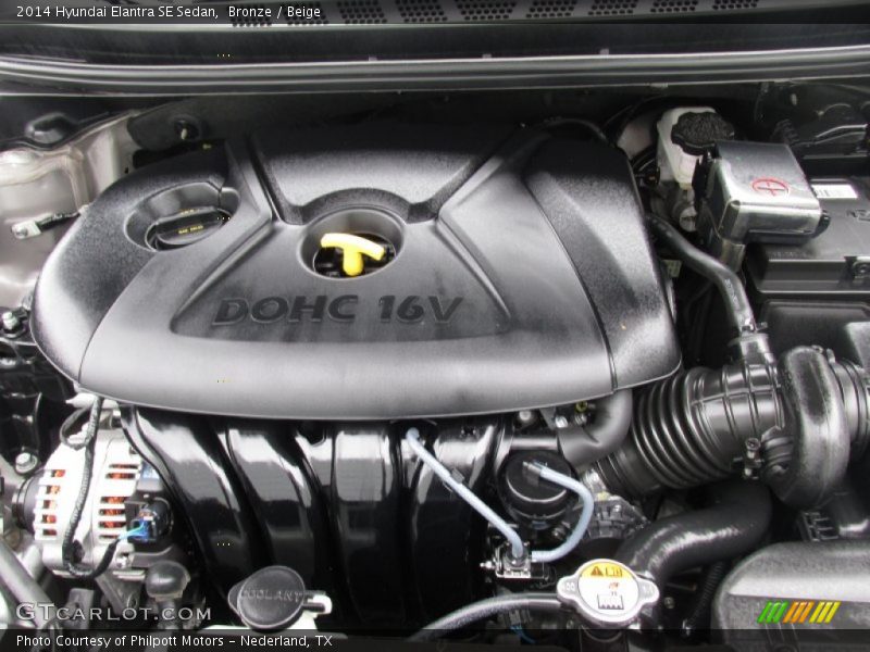Bronze / Beige 2014 Hyundai Elantra SE Sedan