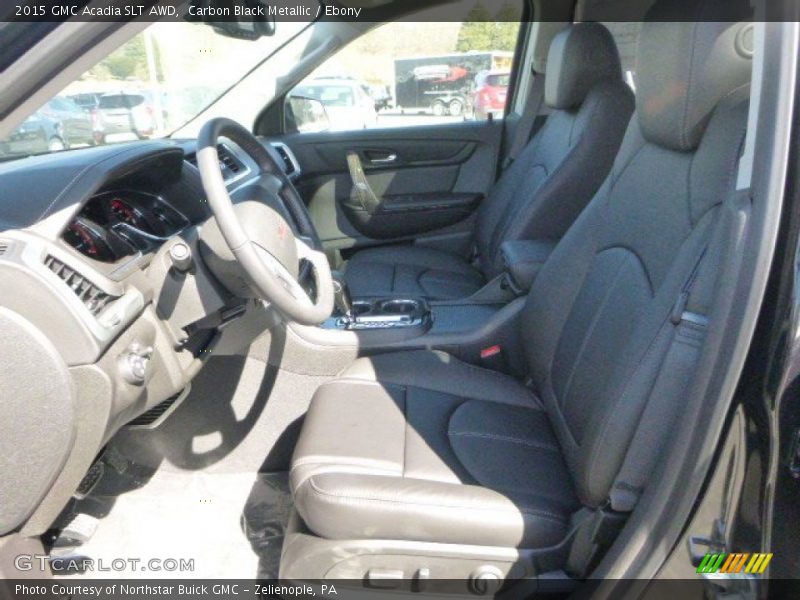 Carbon Black Metallic / Ebony 2015 GMC Acadia SLT AWD