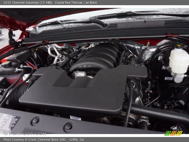 Crystal Red Tintcoat / Jet Black 2015 Chevrolet Suburban LTZ 4WD