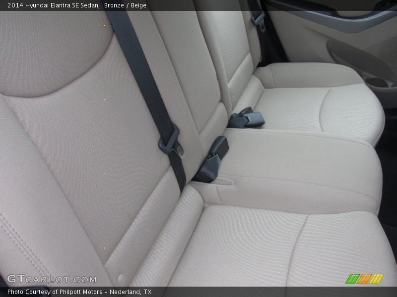 Bronze / Beige 2014 Hyundai Elantra SE Sedan