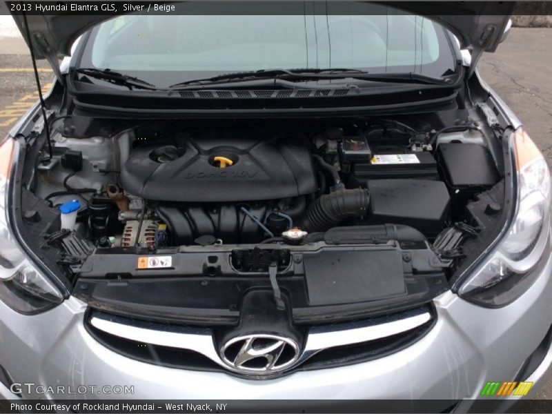 Silver / Beige 2013 Hyundai Elantra GLS