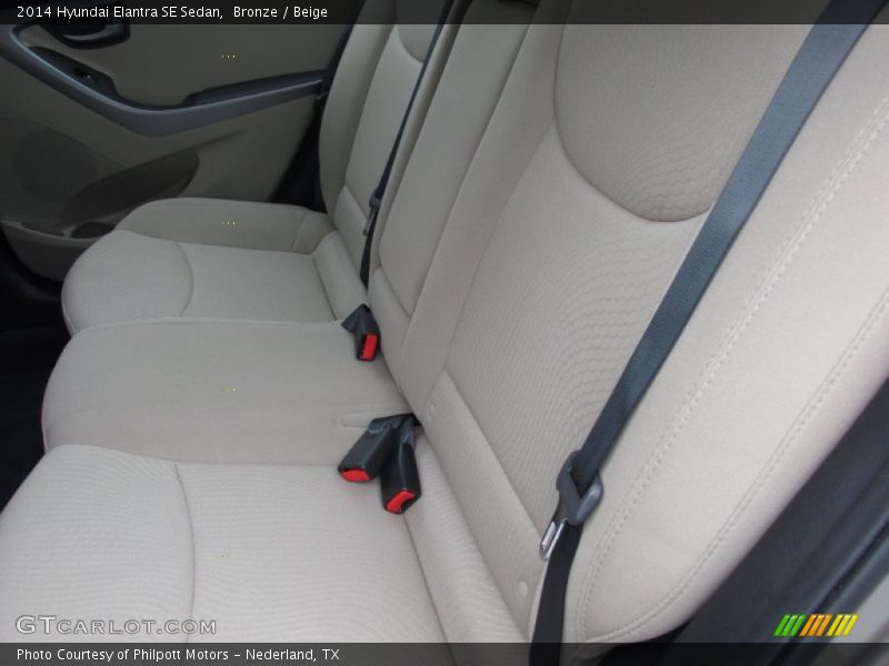 Bronze / Beige 2014 Hyundai Elantra SE Sedan