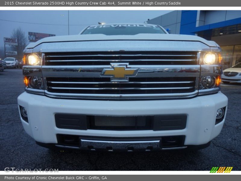 Summit White / High Country Saddle 2015 Chevrolet Silverado 2500HD High Country Crew Cab 4x4