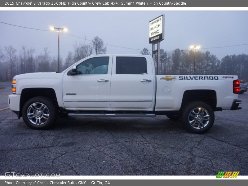 Summit White / High Country Saddle 2015 Chevrolet Silverado 2500HD High Country Crew Cab 4x4