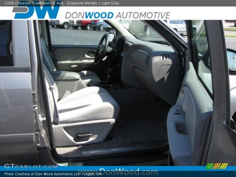 Graystone Metallic / Light Gray 2008 Chevrolet TrailBlazer LS 4x4