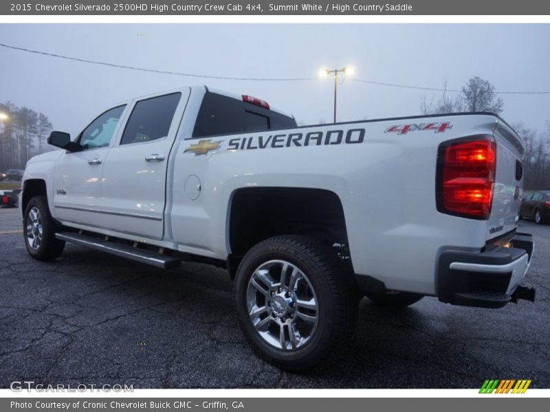 Summit White / High Country Saddle 2015 Chevrolet Silverado 2500HD High Country Crew Cab 4x4