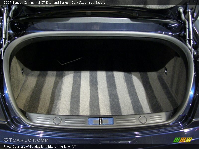 Dark Sapphire / Saddle 2007 Bentley Continental GT Diamond Series