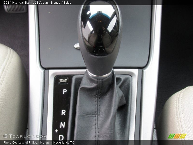 Bronze / Beige 2014 Hyundai Elantra SE Sedan