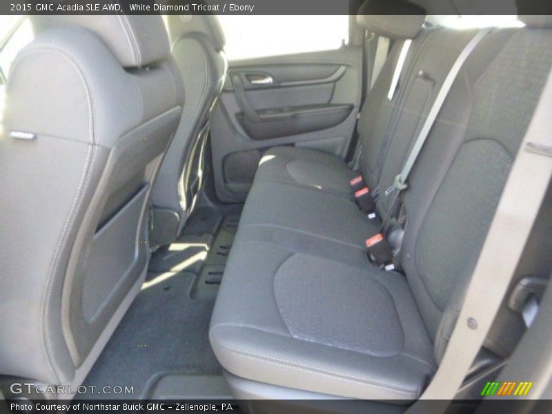 White Diamond Tricoat / Ebony 2015 GMC Acadia SLE AWD