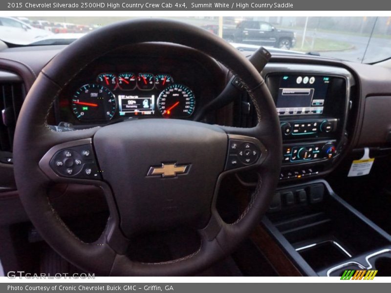Summit White / High Country Saddle 2015 Chevrolet Silverado 2500HD High Country Crew Cab 4x4