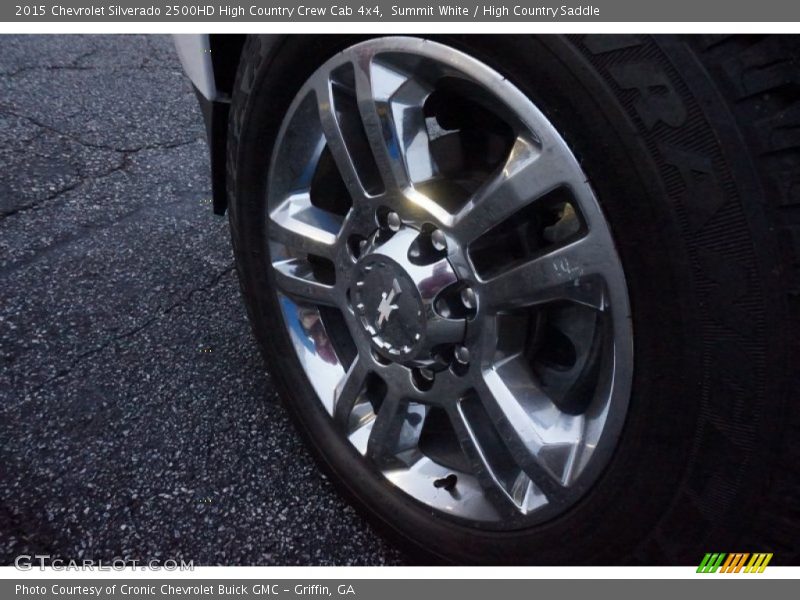 Summit White / High Country Saddle 2015 Chevrolet Silverado 2500HD High Country Crew Cab 4x4