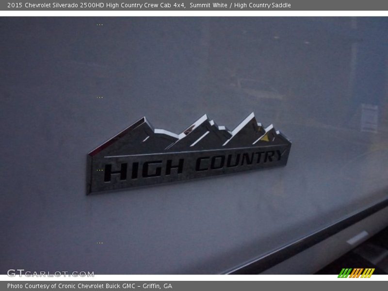 Summit White / High Country Saddle 2015 Chevrolet Silverado 2500HD High Country Crew Cab 4x4