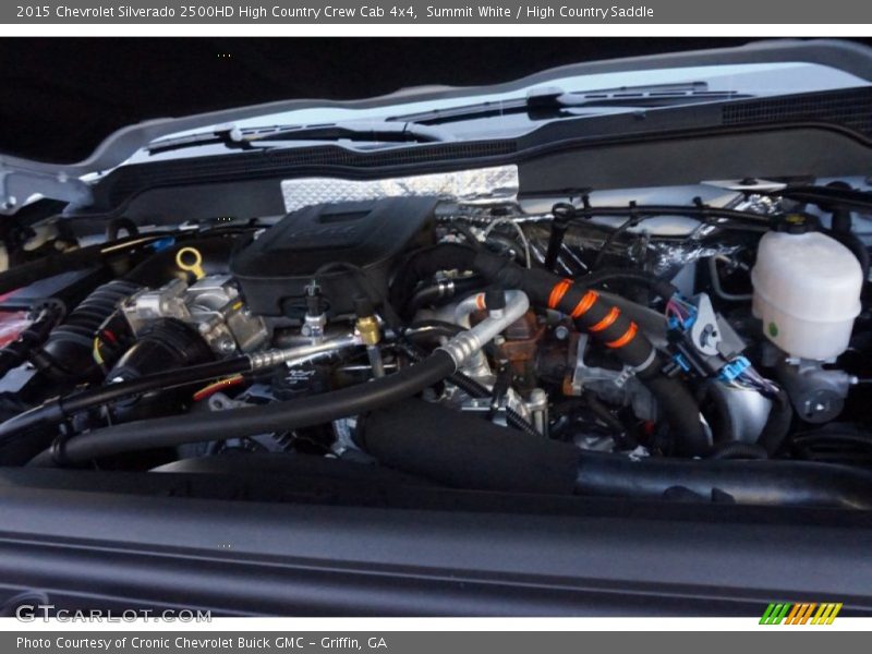 Summit White / High Country Saddle 2015 Chevrolet Silverado 2500HD High Country Crew Cab 4x4