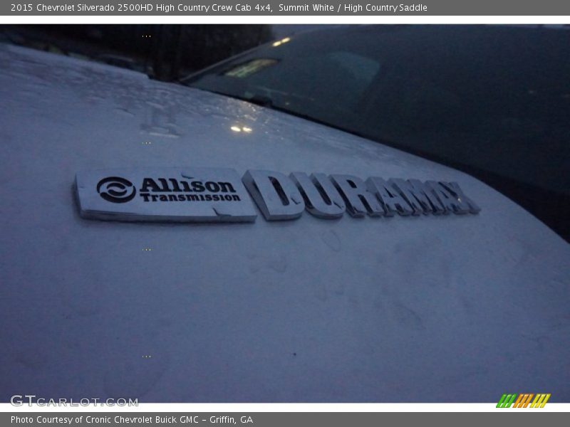 Summit White / High Country Saddle 2015 Chevrolet Silverado 2500HD High Country Crew Cab 4x4