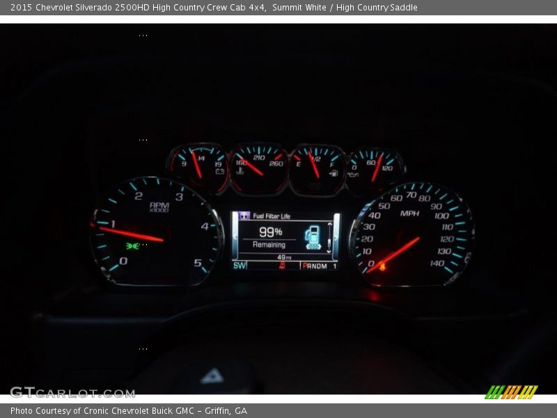 Summit White / High Country Saddle 2015 Chevrolet Silverado 2500HD High Country Crew Cab 4x4