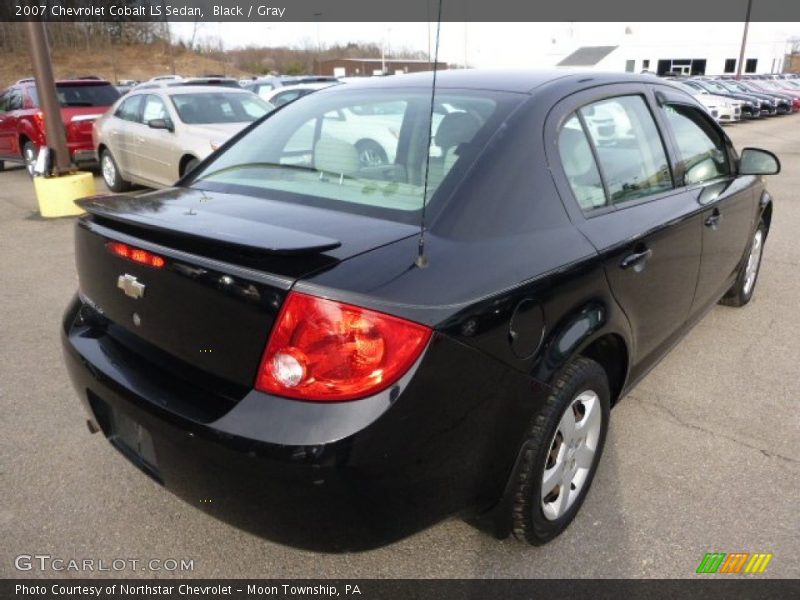 Black / Gray 2007 Chevrolet Cobalt LS Sedan