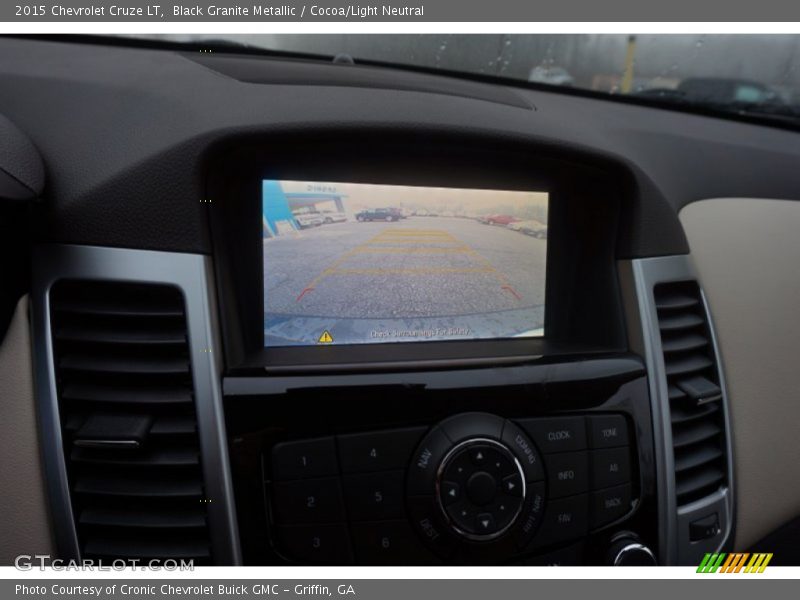 Black Granite Metallic / Cocoa/Light Neutral 2015 Chevrolet Cruze LT