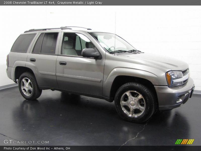 Graystone Metallic / Light Gray 2008 Chevrolet TrailBlazer LT 4x4