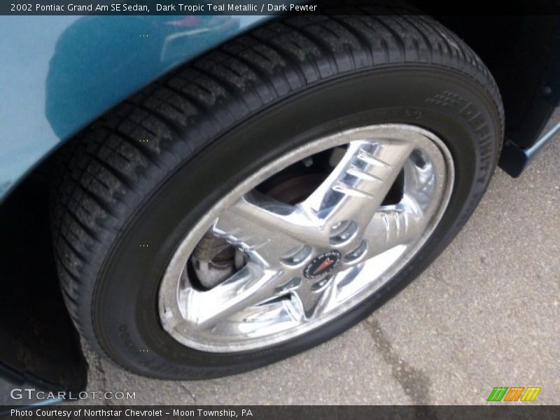 Dark Tropic Teal Metallic / Dark Pewter 2002 Pontiac Grand Am SE Sedan