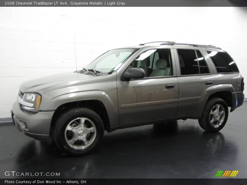 Graystone Metallic / Light Gray 2008 Chevrolet TrailBlazer LT 4x4