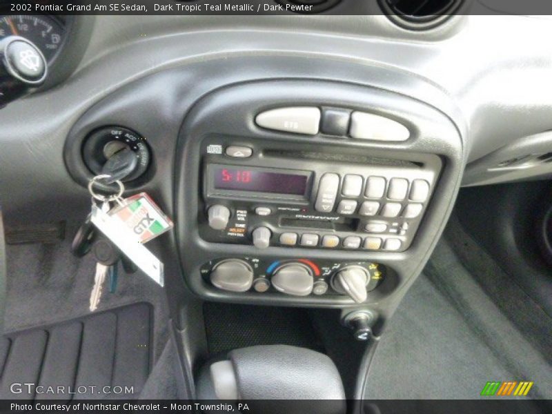 Dark Tropic Teal Metallic / Dark Pewter 2002 Pontiac Grand Am SE Sedan