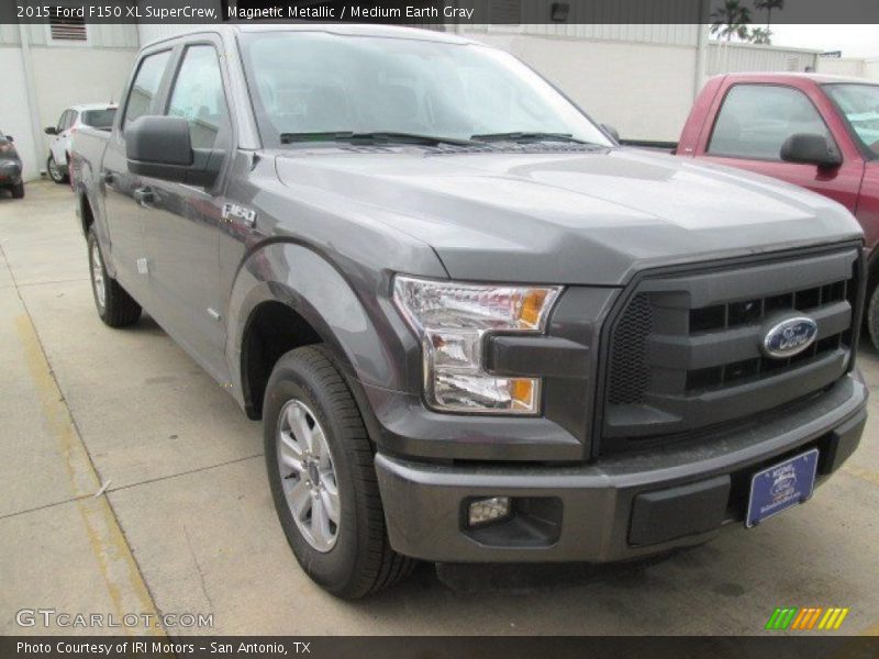 Magnetic Metallic / Medium Earth Gray 2015 Ford F150 XL SuperCrew