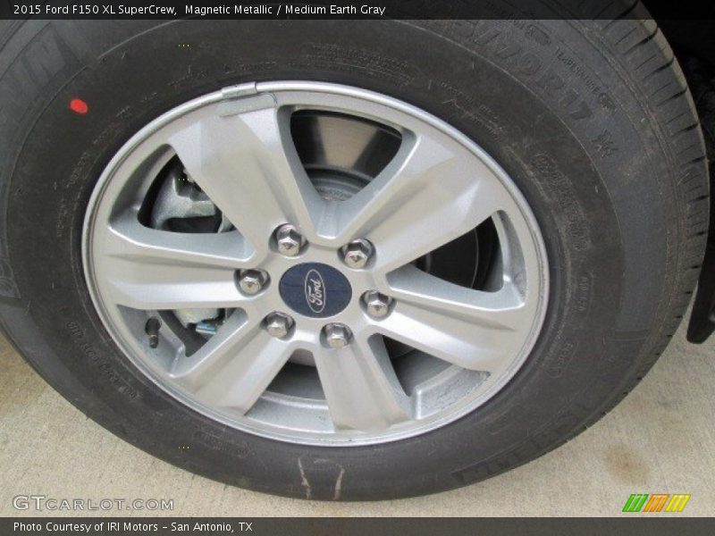 Magnetic Metallic / Medium Earth Gray 2015 Ford F150 XL SuperCrew
