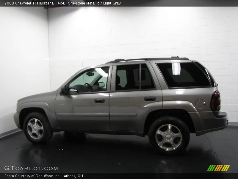 Graystone Metallic / Light Gray 2008 Chevrolet TrailBlazer LT 4x4