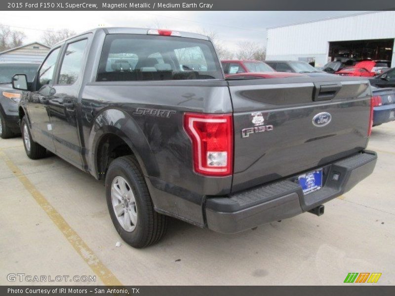 Magnetic Metallic / Medium Earth Gray 2015 Ford F150 XL SuperCrew