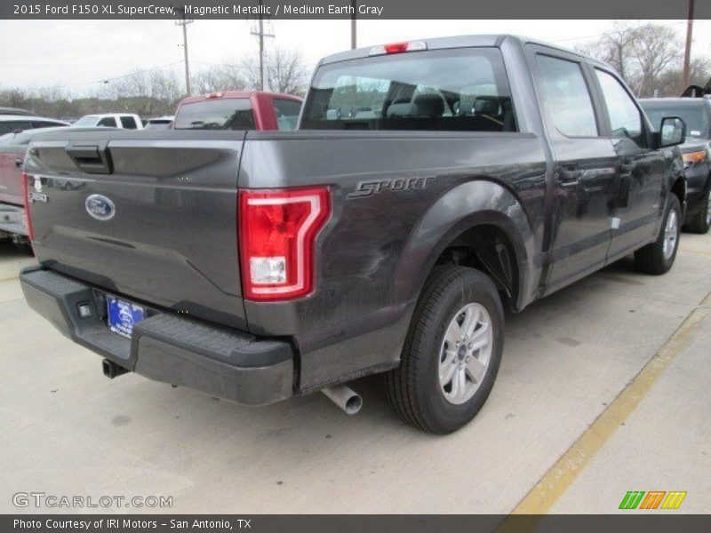 Magnetic Metallic / Medium Earth Gray 2015 Ford F150 XL SuperCrew
