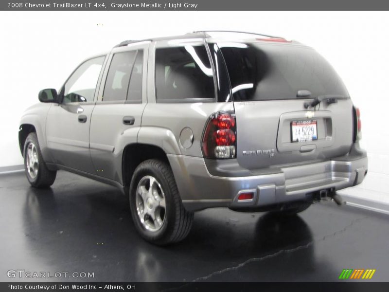 Graystone Metallic / Light Gray 2008 Chevrolet TrailBlazer LT 4x4