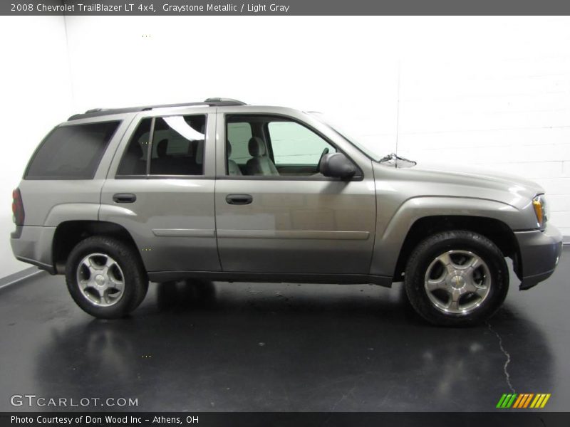 Graystone Metallic / Light Gray 2008 Chevrolet TrailBlazer LT 4x4