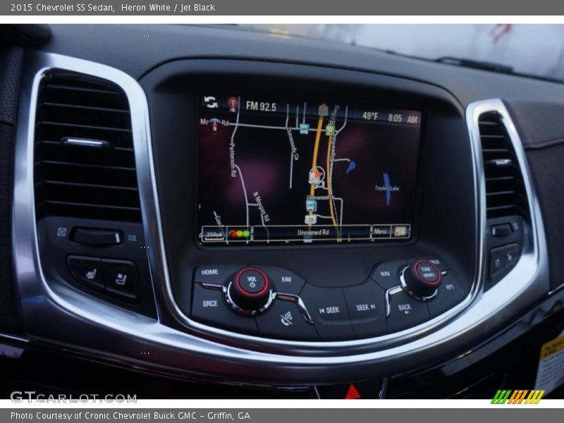 Navigation of 2015 SS Sedan