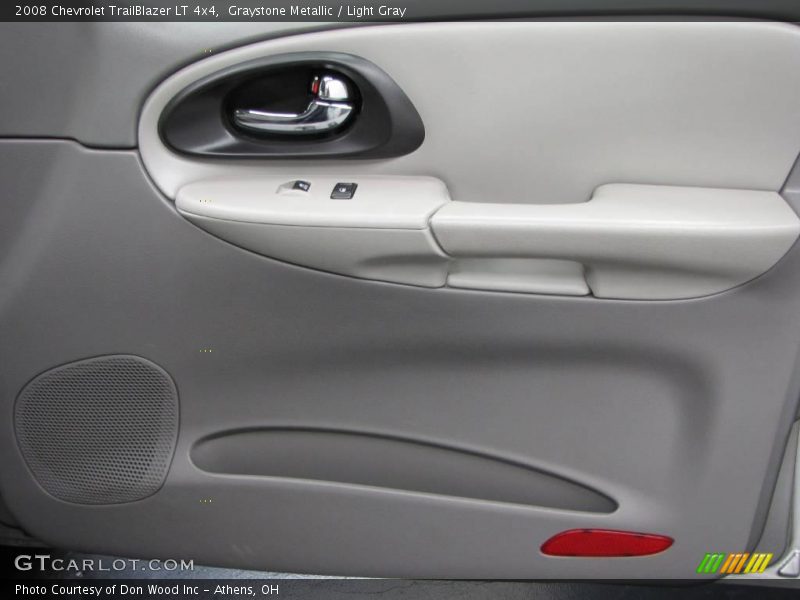 Graystone Metallic / Light Gray 2008 Chevrolet TrailBlazer LT 4x4