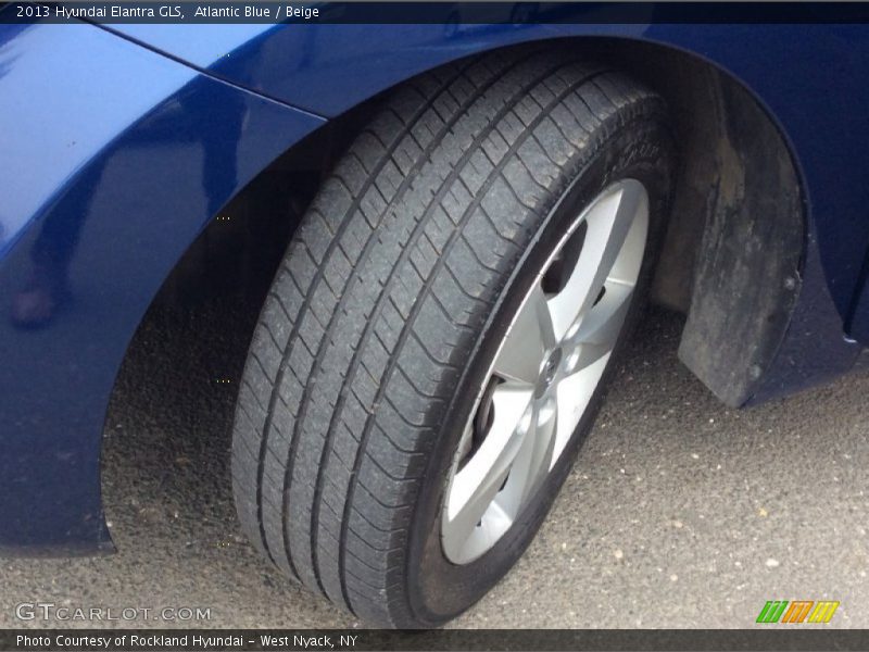 Atlantic Blue / Beige 2013 Hyundai Elantra GLS