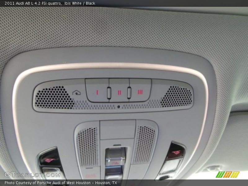 Ibis White / Black 2011 Audi A8 L 4.2 FSI quattro