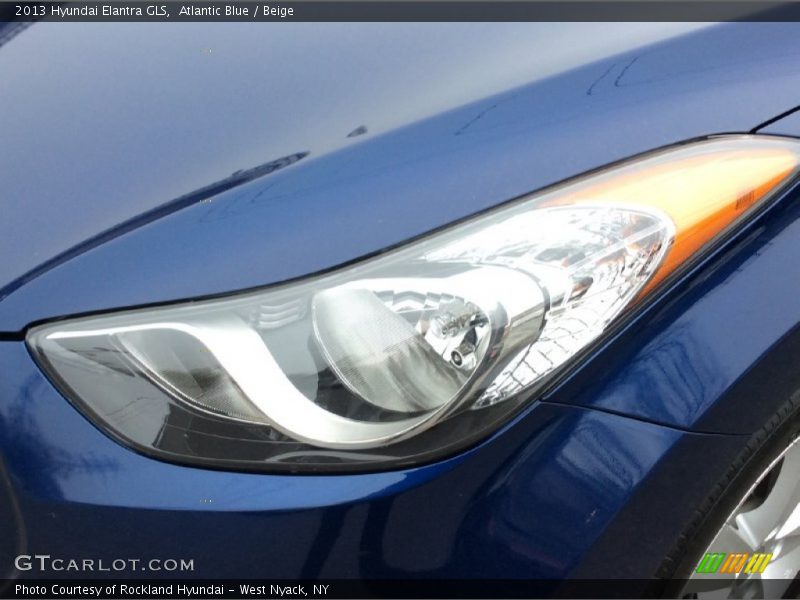Atlantic Blue / Beige 2013 Hyundai Elantra GLS