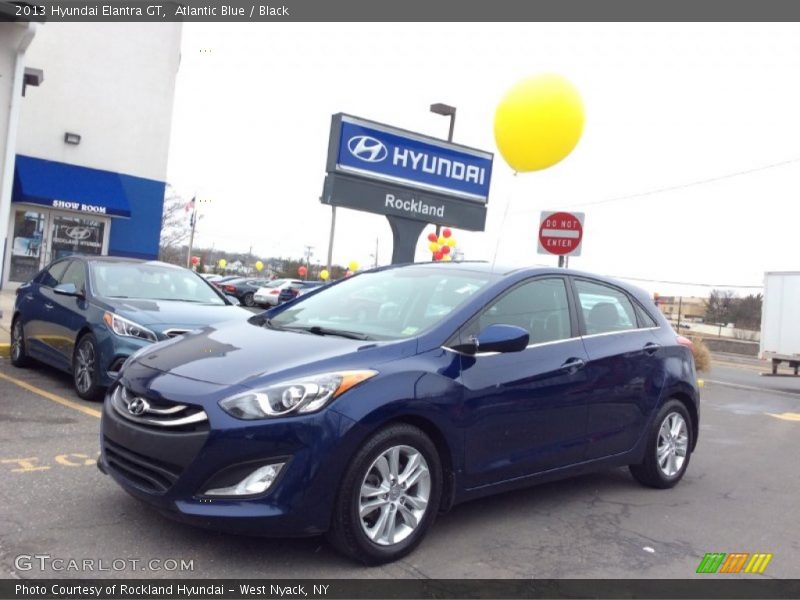 Atlantic Blue / Black 2013 Hyundai Elantra GT