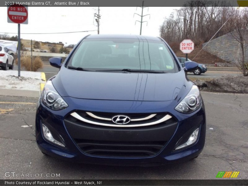 Atlantic Blue / Black 2013 Hyundai Elantra GT