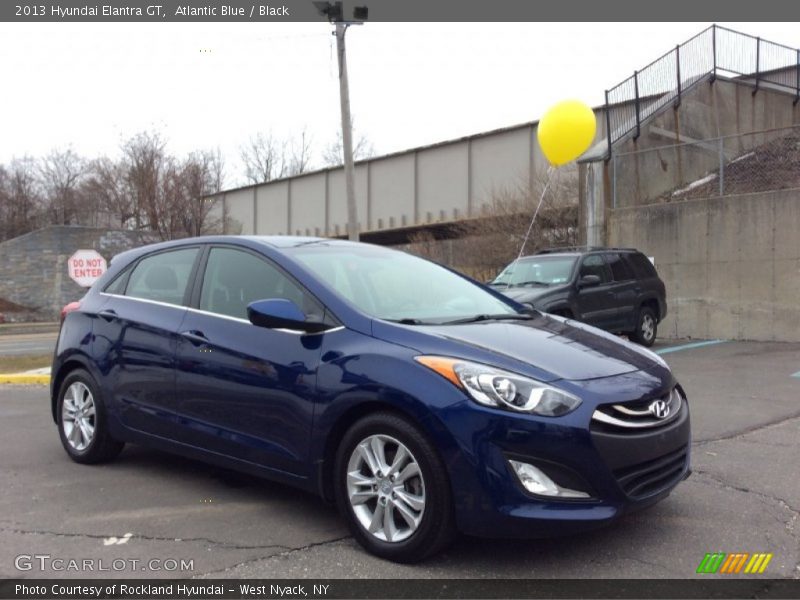 Atlantic Blue / Black 2013 Hyundai Elantra GT