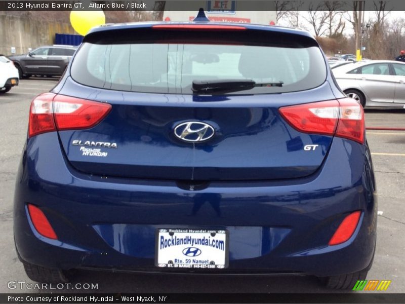 Atlantic Blue / Black 2013 Hyundai Elantra GT