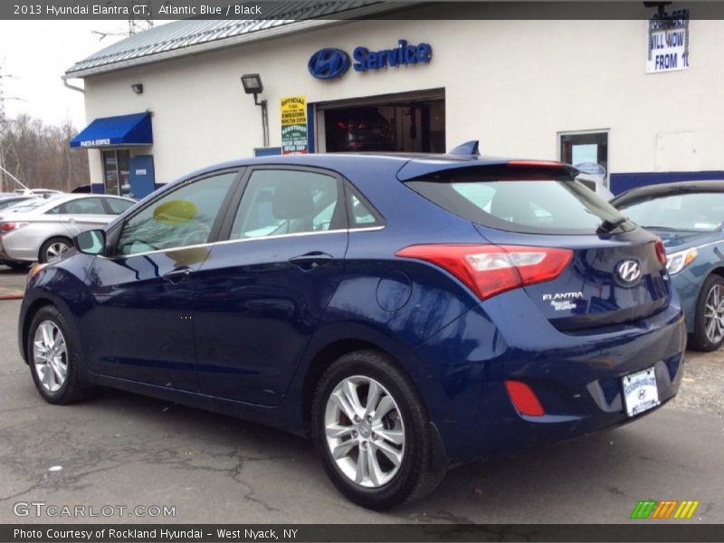 Atlantic Blue / Black 2013 Hyundai Elantra GT