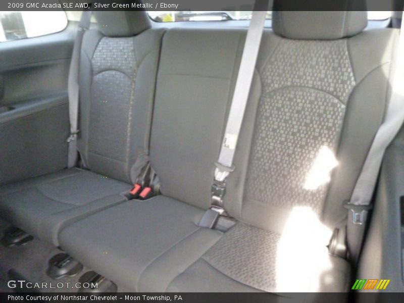 Silver Green Metallic / Ebony 2009 GMC Acadia SLE AWD