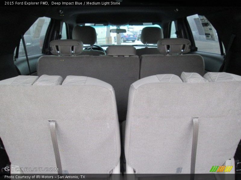 Deep Impact Blue / Medium Light Stone 2015 Ford Explorer FWD